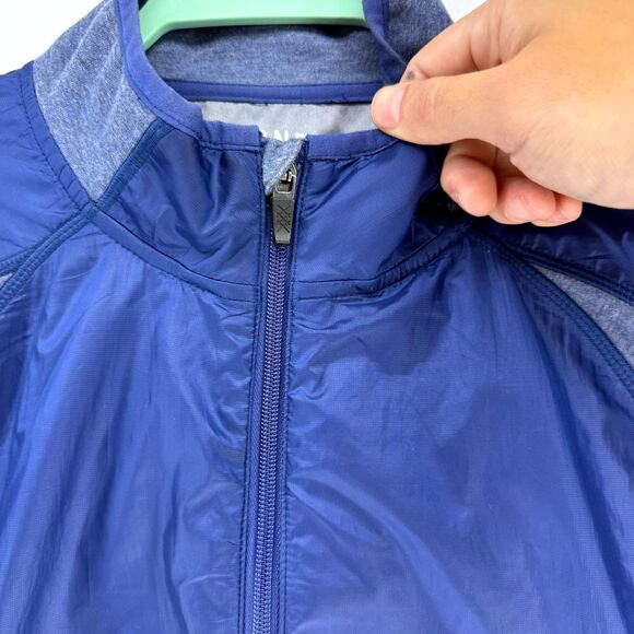 Rhone Full Zip Heavy Weight Windbreaker Blue Color Mens Size M - Picture 10 of 13